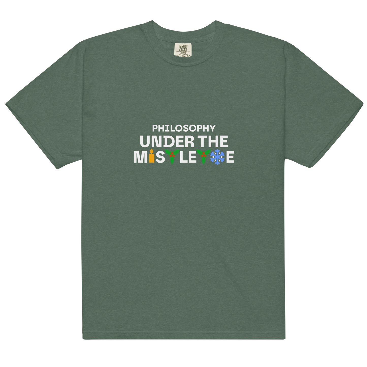 Heavyweight tee in colors - Mistletoe / Unisex