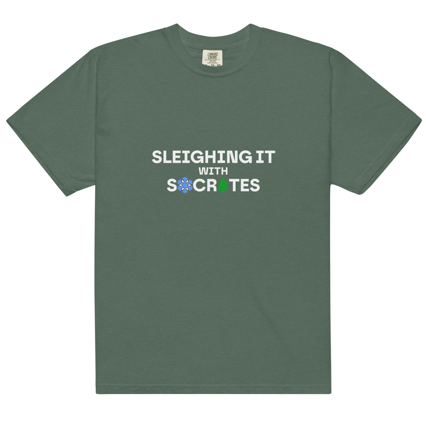 Heavyweight tee in colors - Socrates / Unisex