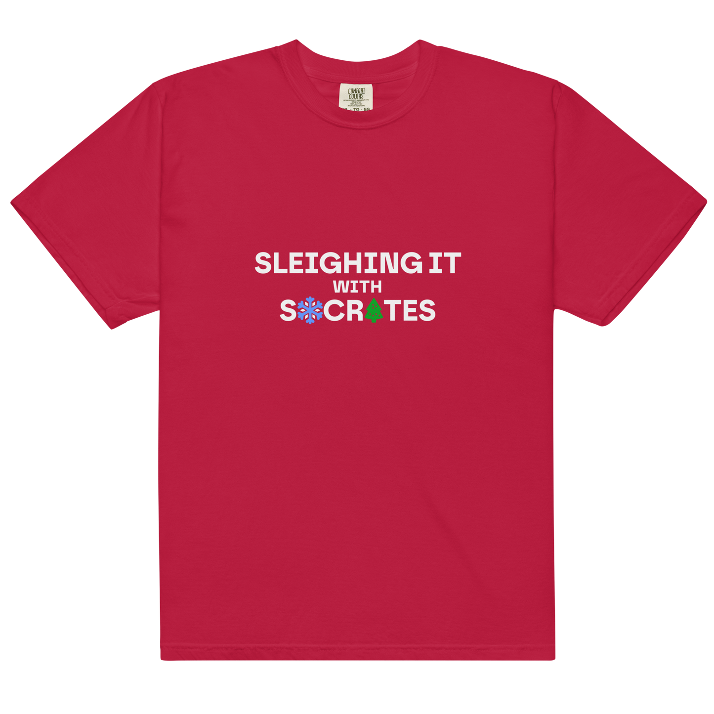 Heavyweight tee in colors - Socrates / Unisex