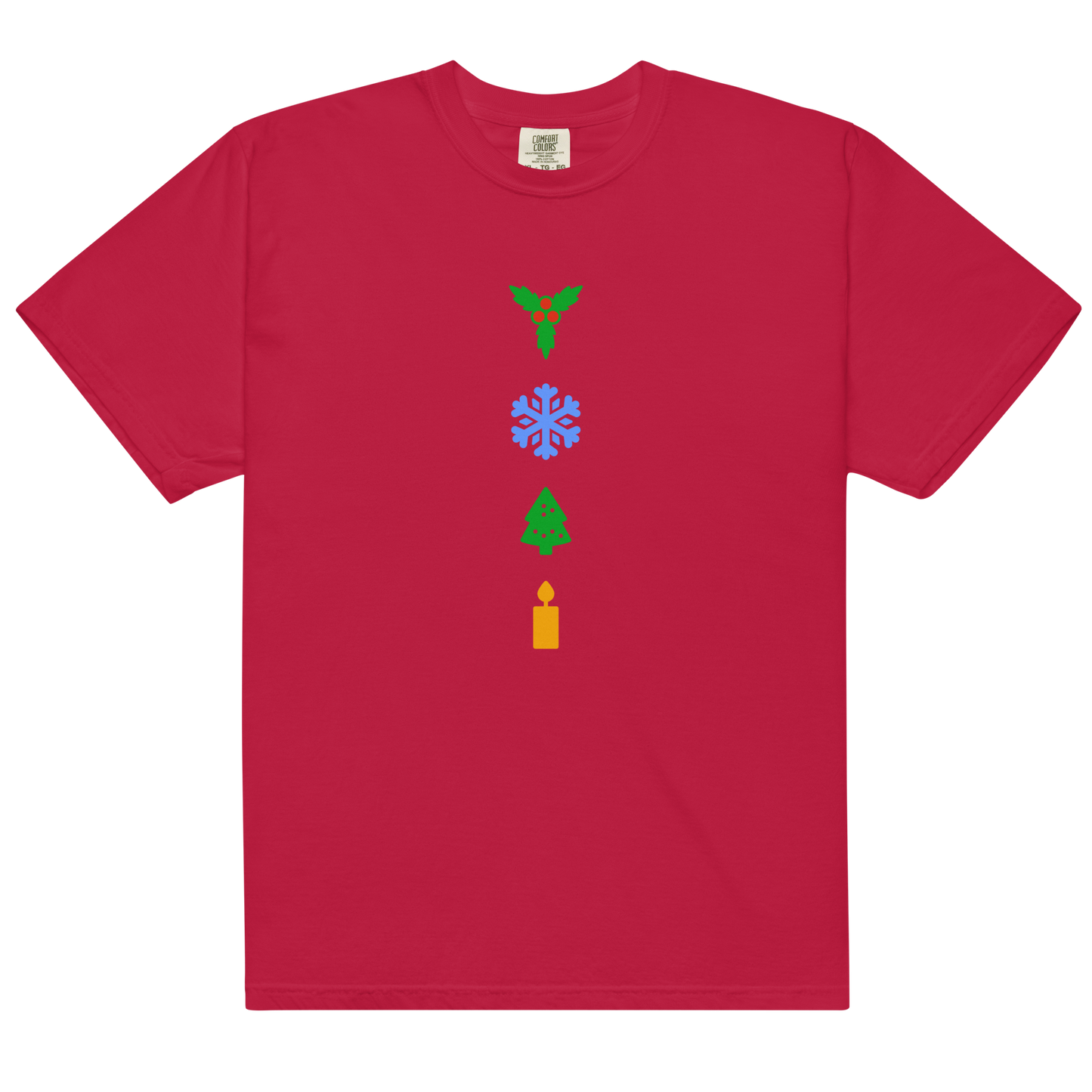 Festive heavyweight tee in colors / Unisex