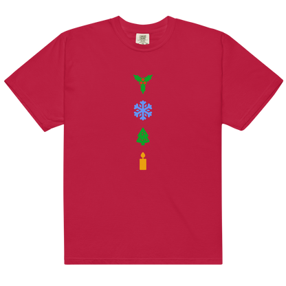 Festive heavyweight tee in colors / Unisex