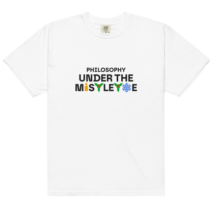 White heavyweight tee - Mistletoe / Unisex