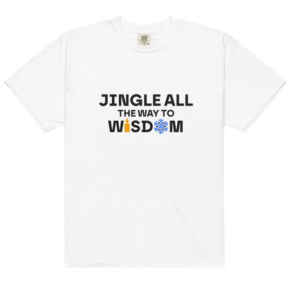 White heavyweight tee - Wisdom / Unisex