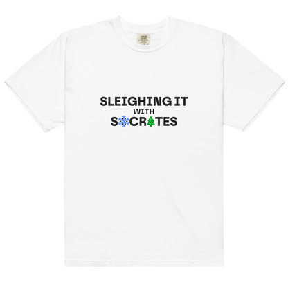 White heavyweight tee - Socrates / Unisex