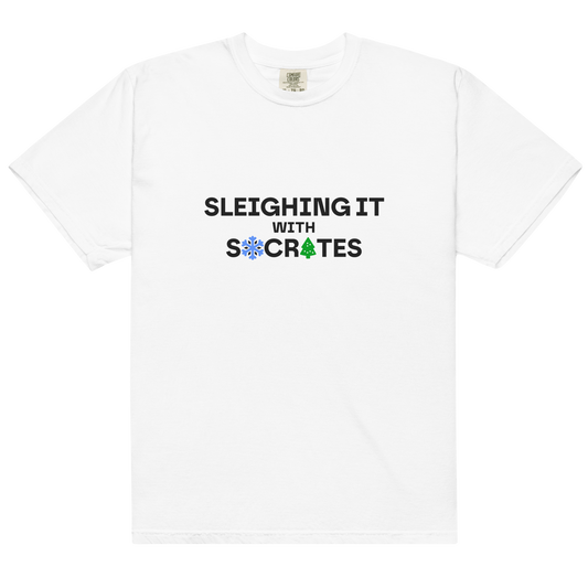 White heavyweight tee - Socrates / Unisex