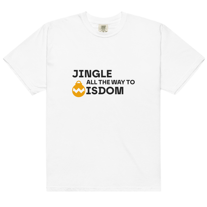 White heavyweight tee - Wisdom / Unisex