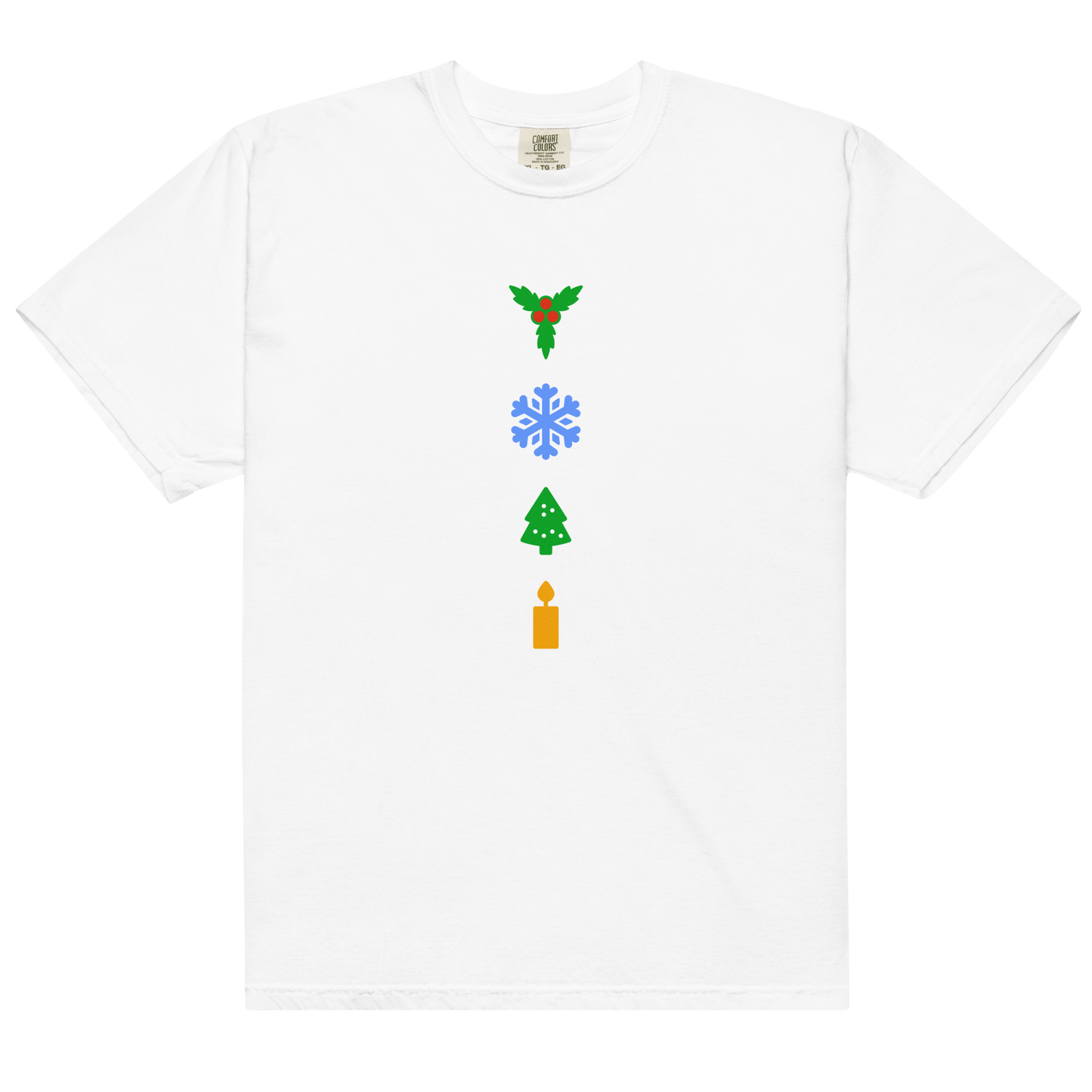 Festive heavyweight tee in colors / Unisex