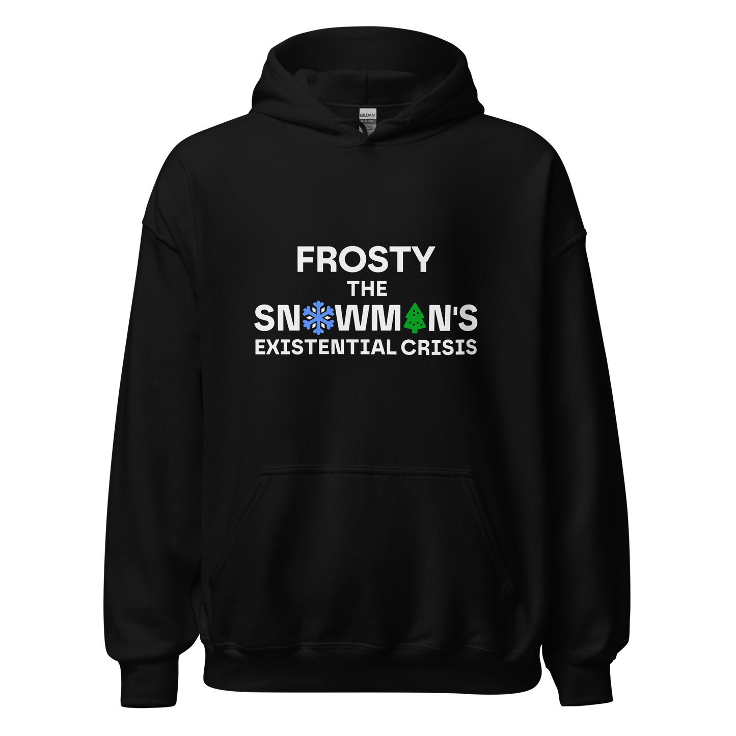 Hoodie in colors - Snowman / Unisex