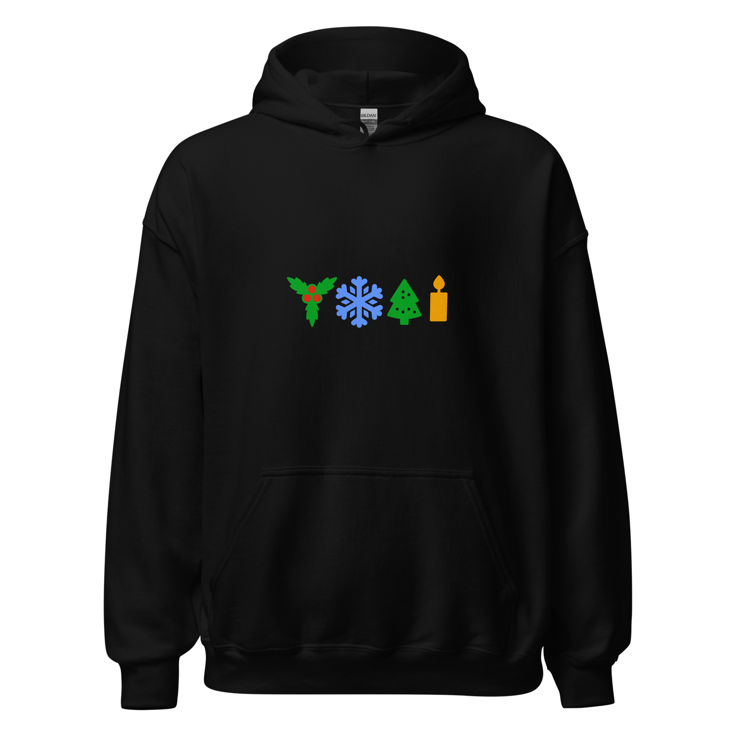 Festive hoodie in colors / Unisex