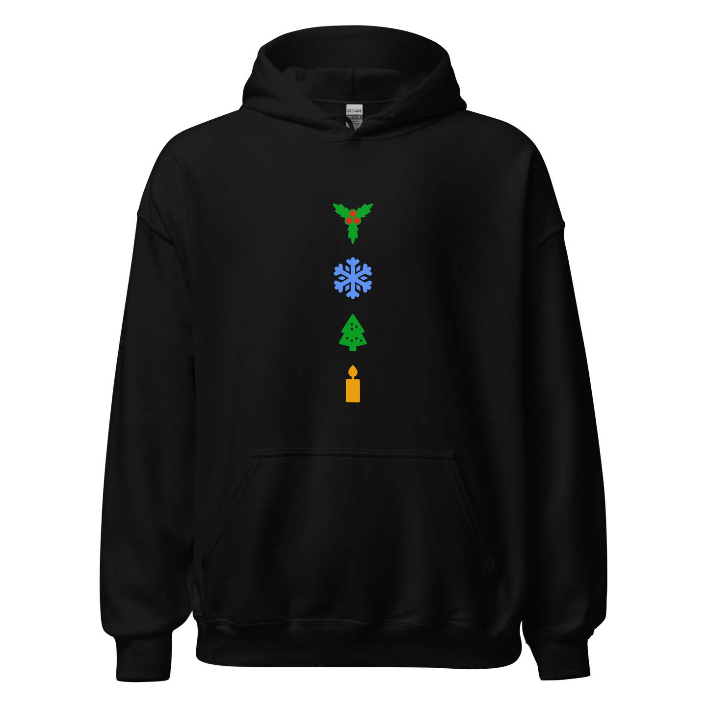 Festive hoodie in colors / Unisex