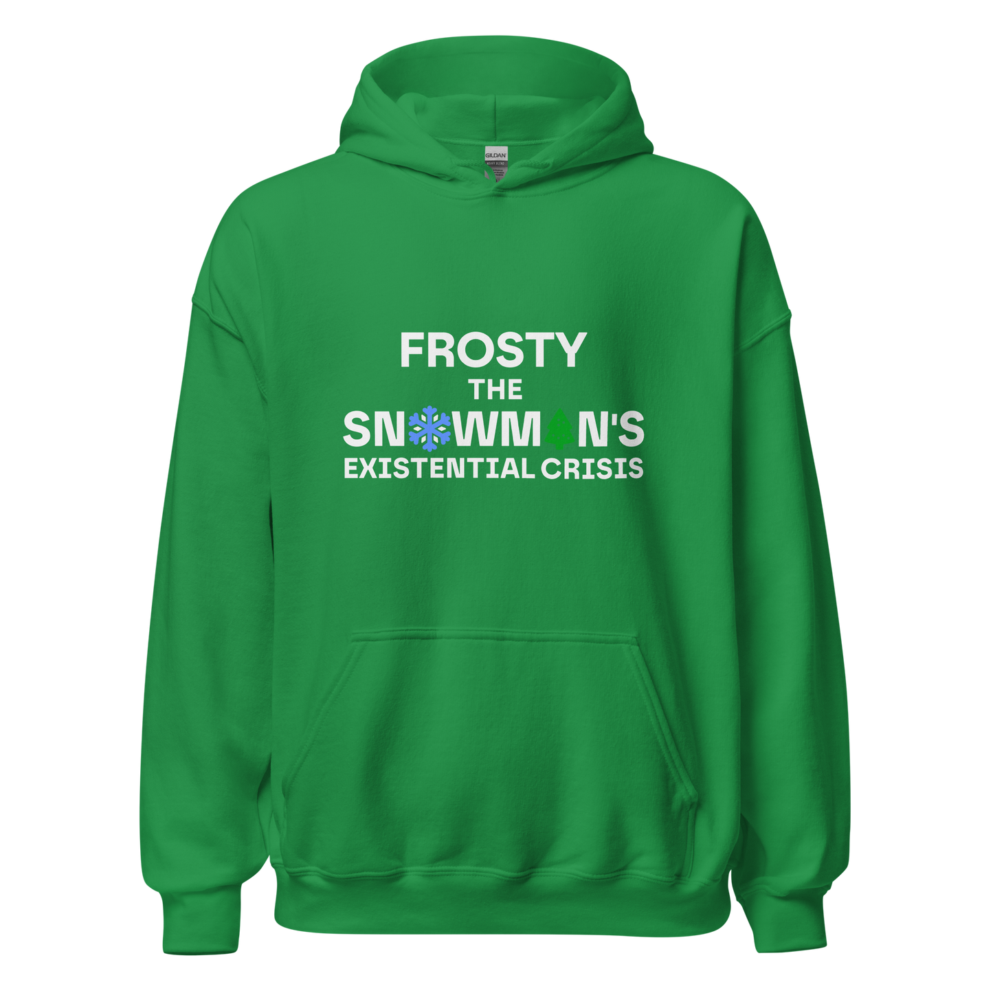 Hoodie in colors - Snowman / Unisex