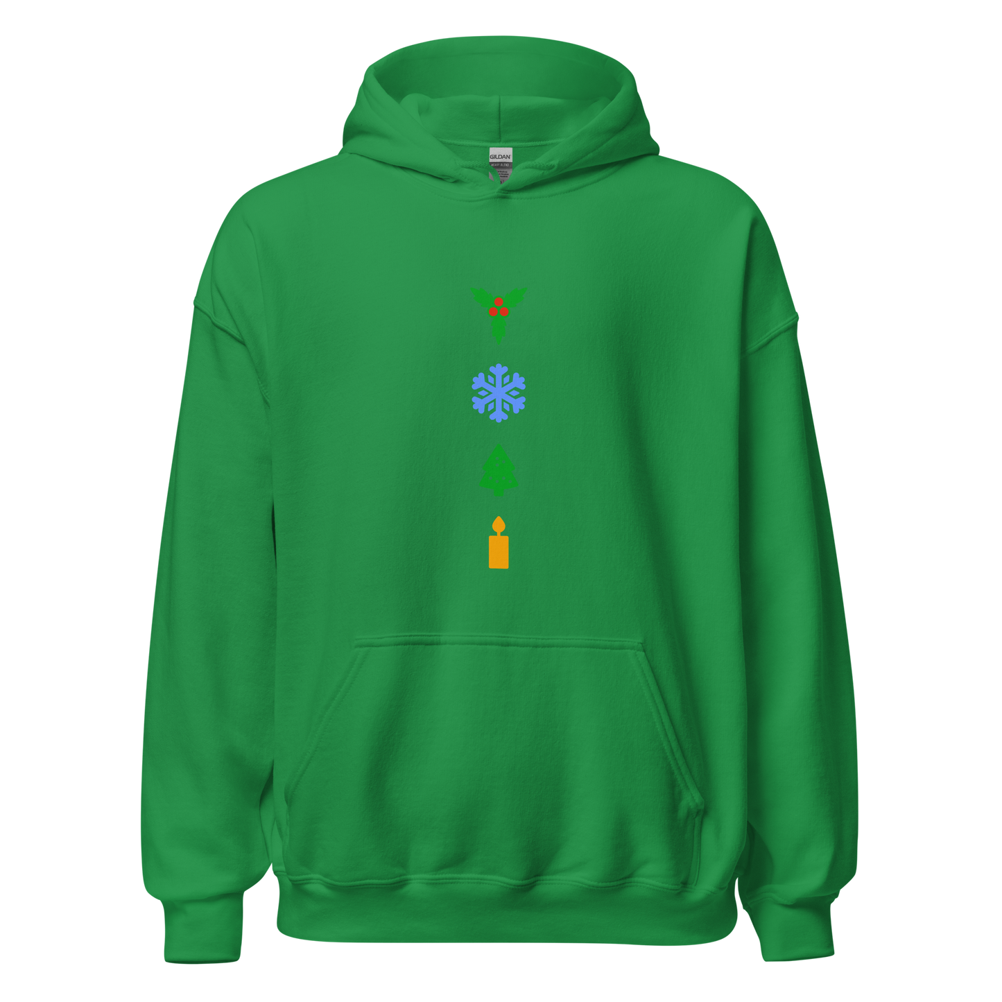 Festive hoodie in colors / Unisex