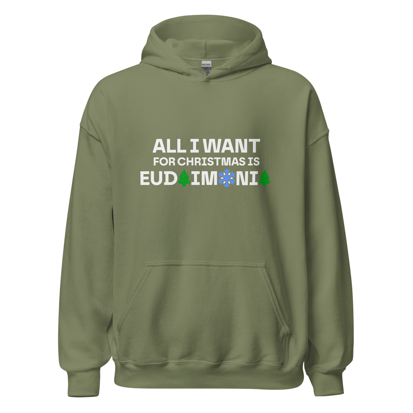 Hoodie in colors - Eudaimonia / Unisex