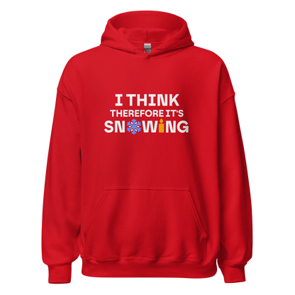 Hoodie in colors - Snowing / Unisex