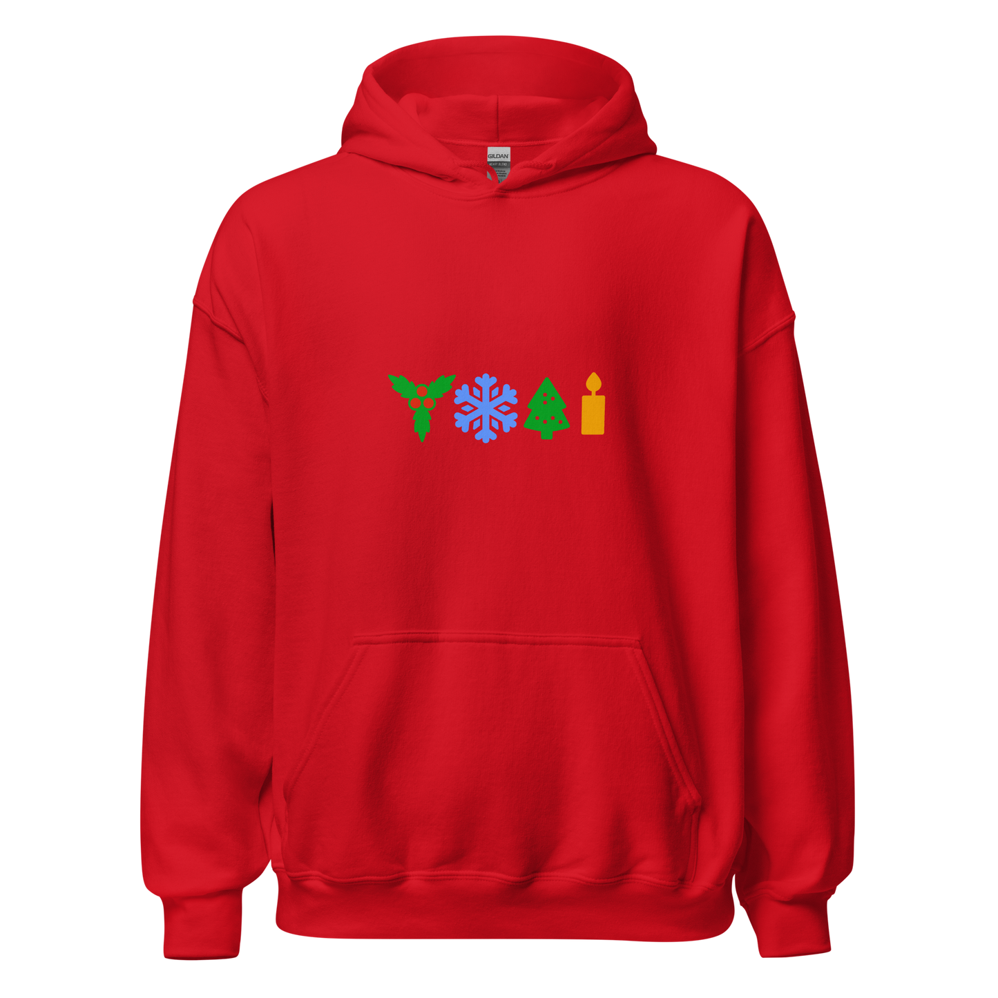 Festive hoodie in colors / Unisex