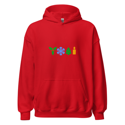 Festive hoodie in colors / Unisex