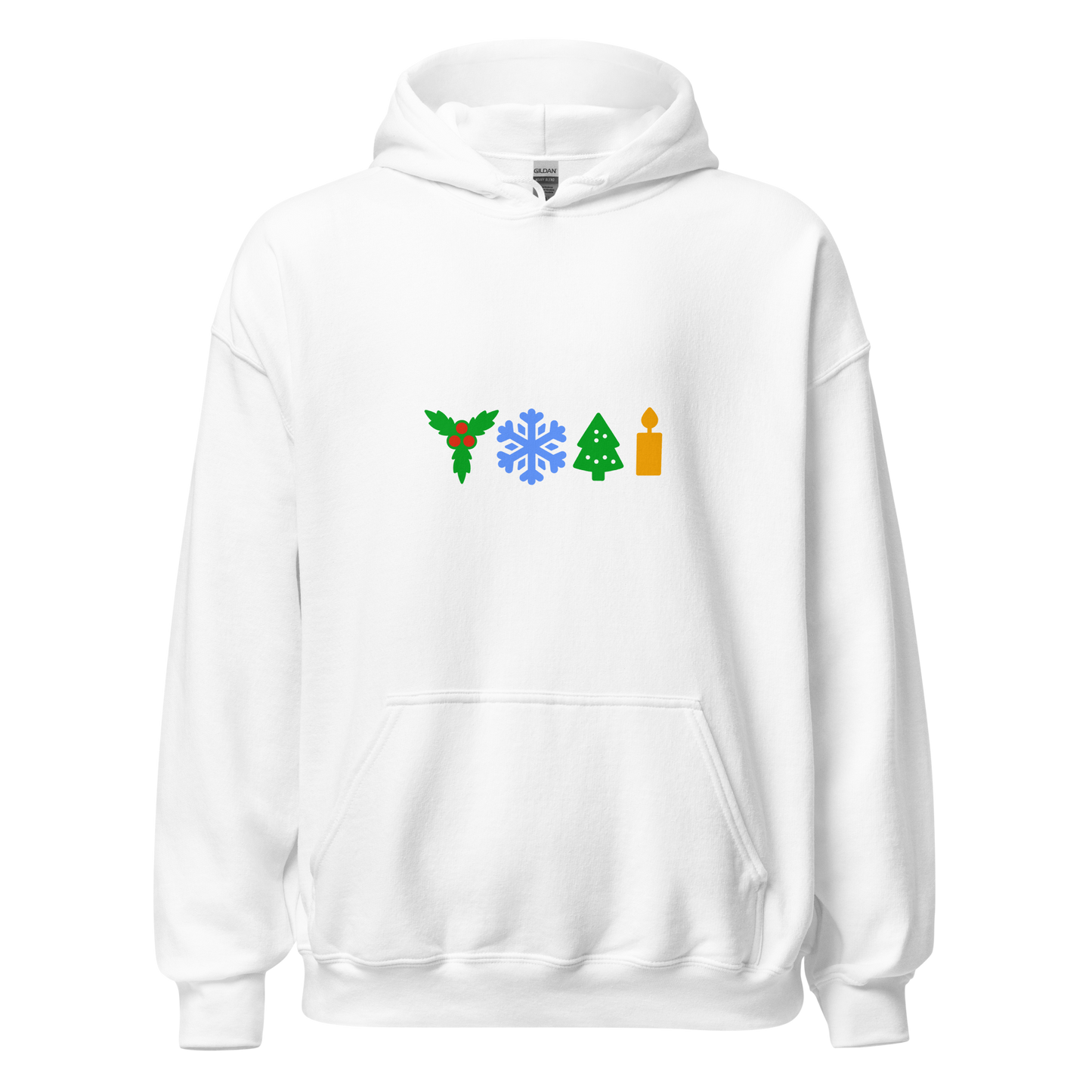 Festive hoodie in colors / Unisex