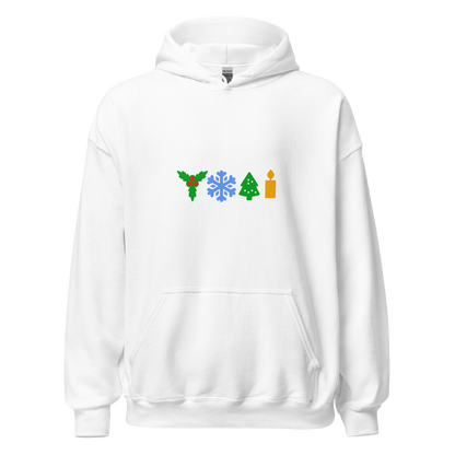 Festive hoodie in colors / Unisex