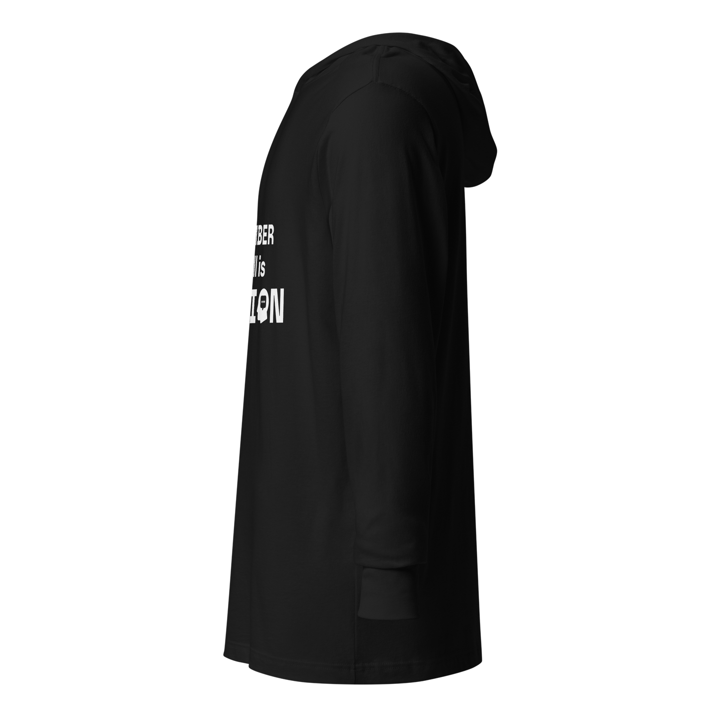 HOODED LONG-SLEEVE TEE / OPINION / UNISEX