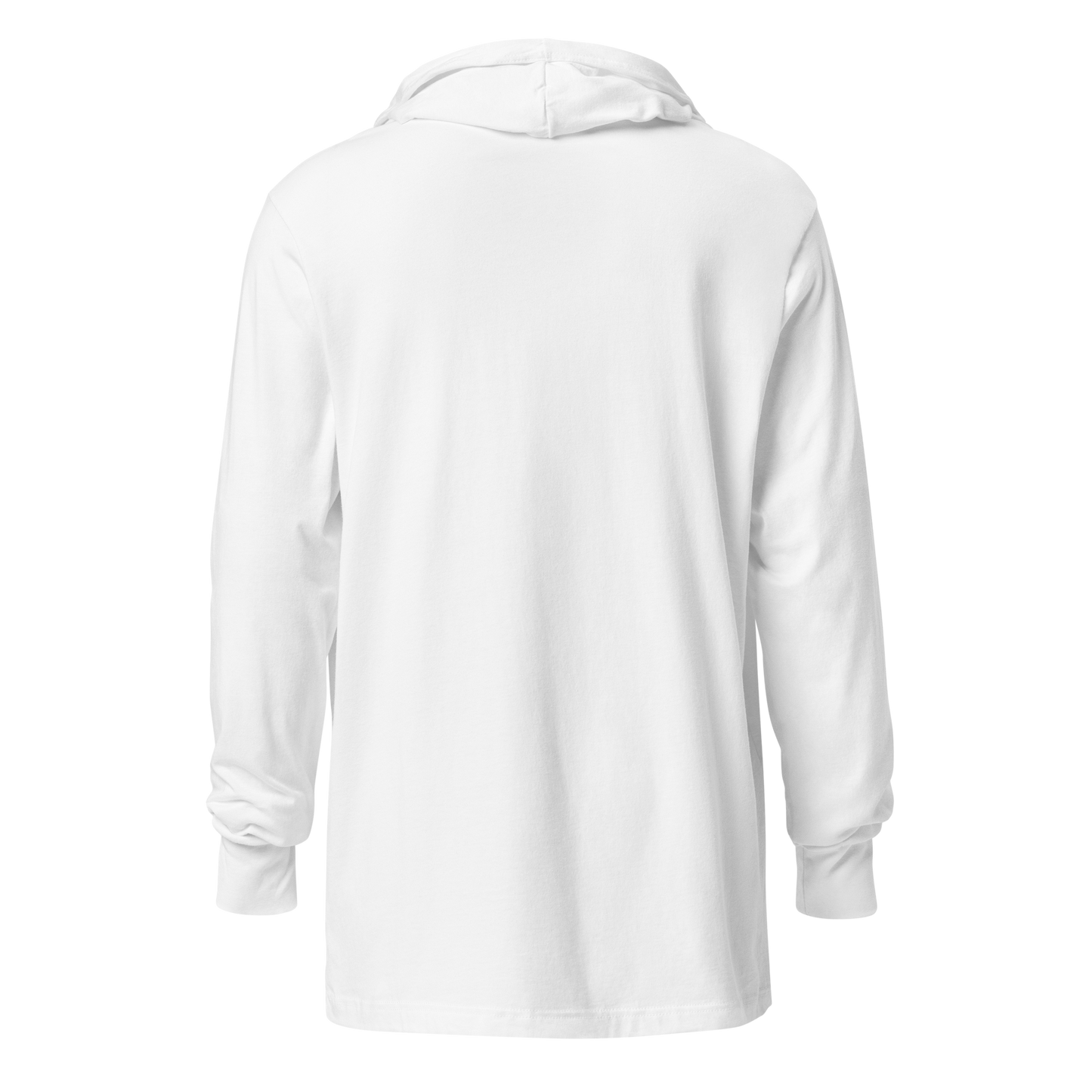 HOODED LONG-SLEEVE TEE / WHITE / OPINION / UNISEX