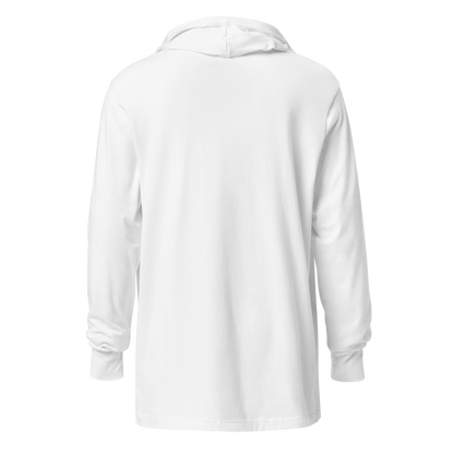 HOODED LONG-SLEEVE TEE / WHITE / OPINION / UNISEX