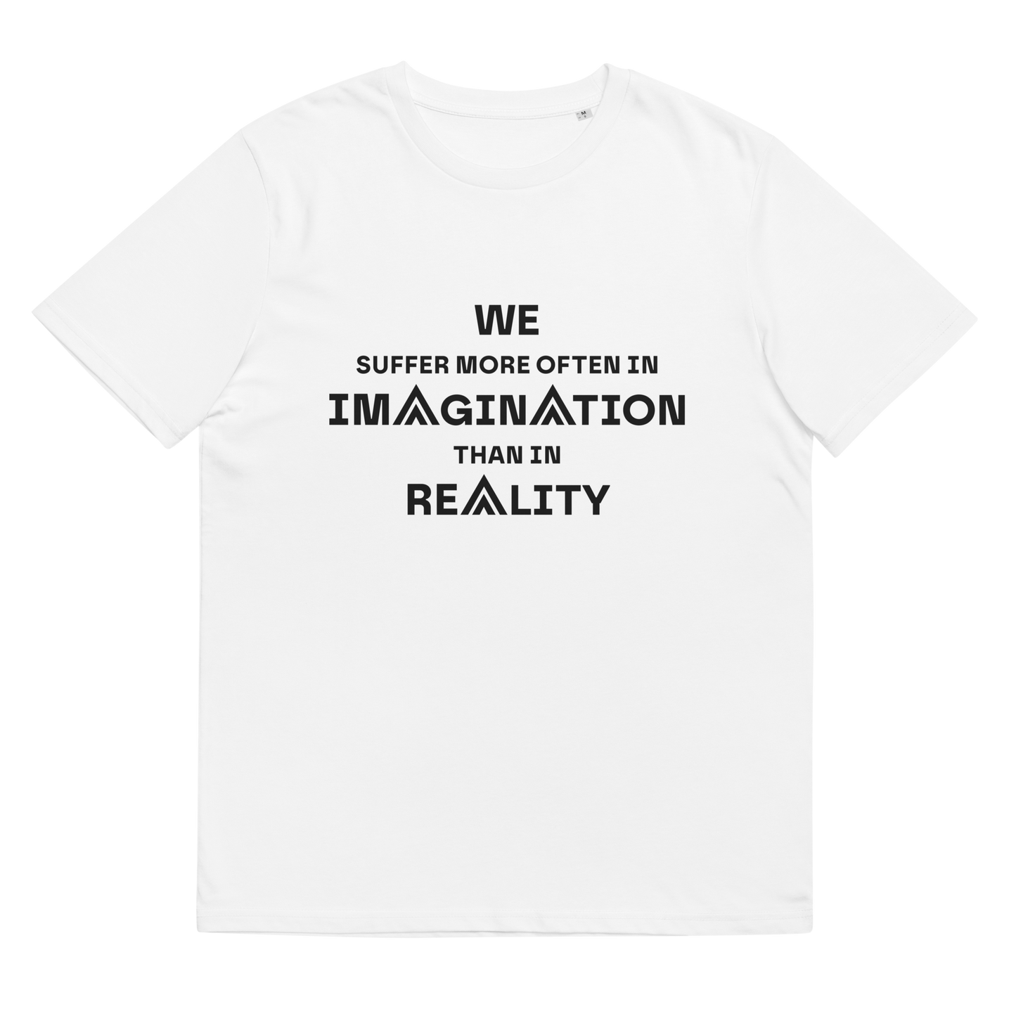 ORGANIC COTTON TEE / WHITE / IMAGINATION / UNISEX