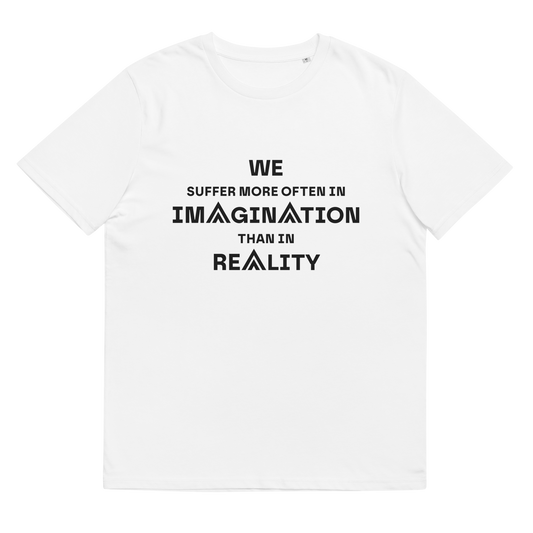 ORGANIC COTTON TEE / WHITE / IMAGINATION / UNISEX