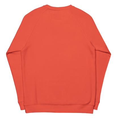 Festive organic raglan sweatshirt in colors / Unisex