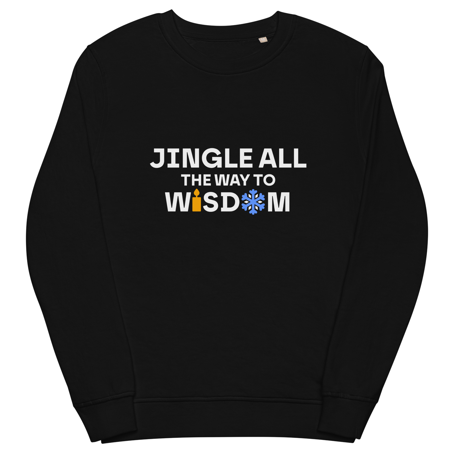 Organic sweatshirt in colors - Wisdom / Unisex