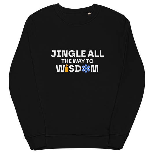 Organic sweatshirt in colors - Wisdom / Unisex