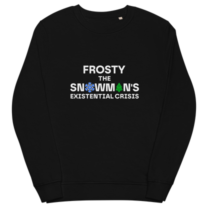 Organic sweatshirt in colors - Snowman / Unisex