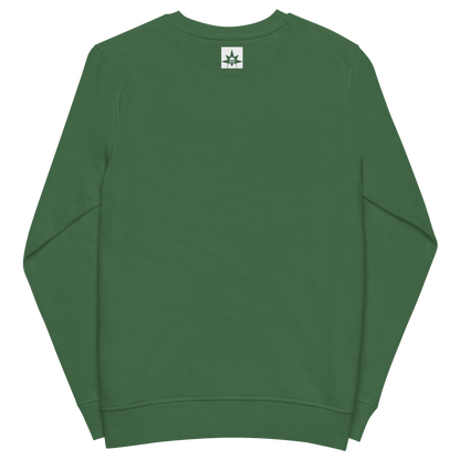 Organic sweatshirt in colors - Wisdom / Unisex