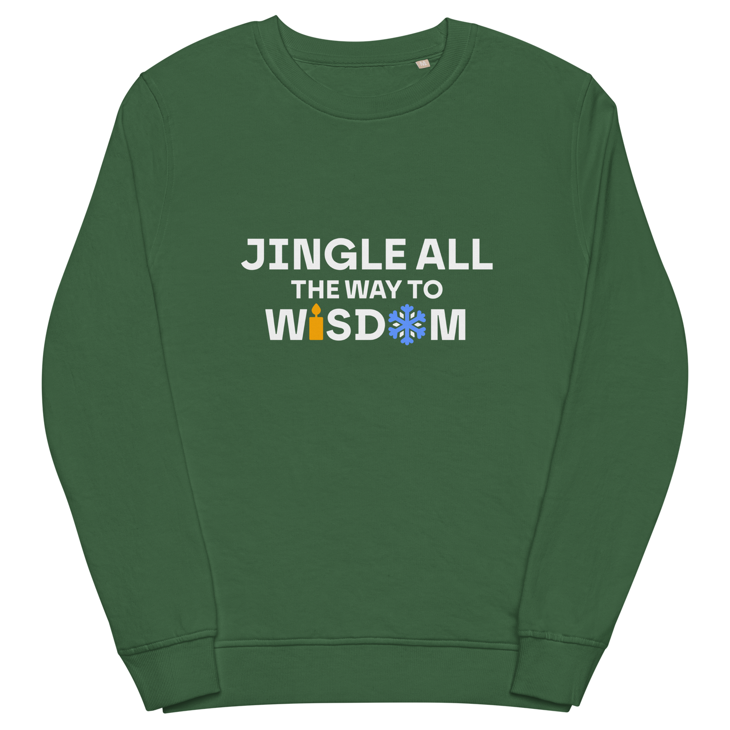 Organic sweatshirt in colors - Wisdom / Unisex