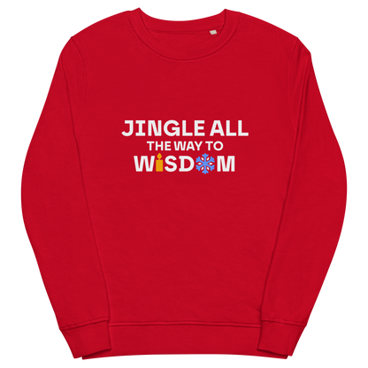 Organic sweatshirt in colors - Wisdom / Unisex