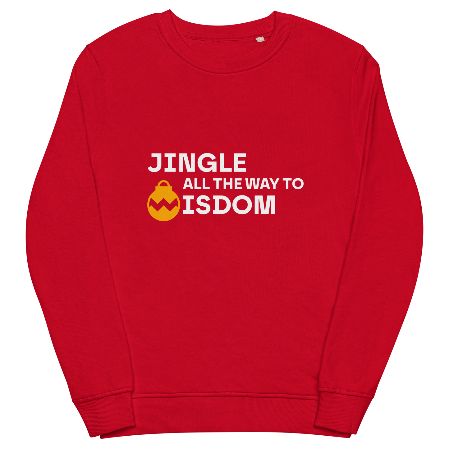 Organic sweatshirt in colors - Wisdom / Unisex